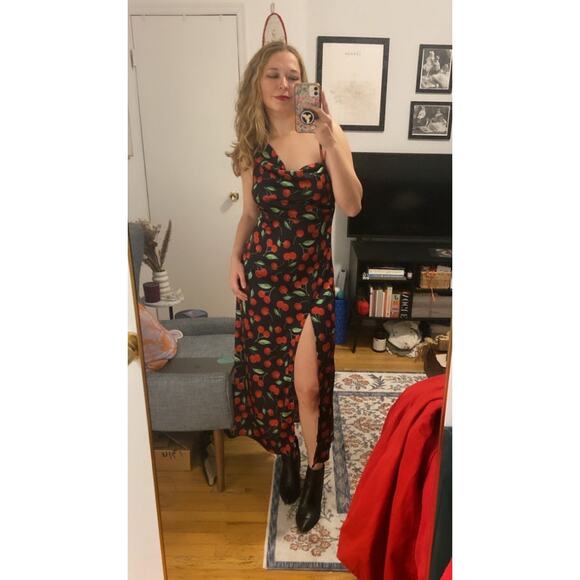 FOR LOVE & LEMONS Xena Midi Dress Size L - Picture 5 of 13